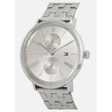 Tommy Hilfiger Jenna Quartz White Dial Silver Steel Strap Watch for Women - 1782068