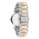 Tommy Hilfiger Lynn Quartz White Dial Two Tone Steel Strap Watch For Women - 1782236