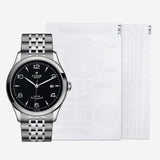 Tudor 1926 Automatic Black Dial Silver Steel Strap Watch for Men - M91650-0002