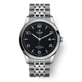 Tudor 1926 Automatic Black Dial Silver Steel Strap Watch for Men - M91650-0002