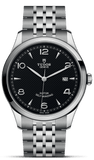 Tudor 1926 Automatic Black Dial Silver Steel Strap Watch for Men - M91650-0002