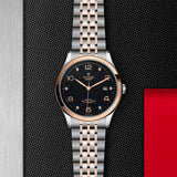 Tudor 1926 Automatic Diamonds Black Dial Two Tone Steel Strap Watch for Men - M91651-0004
