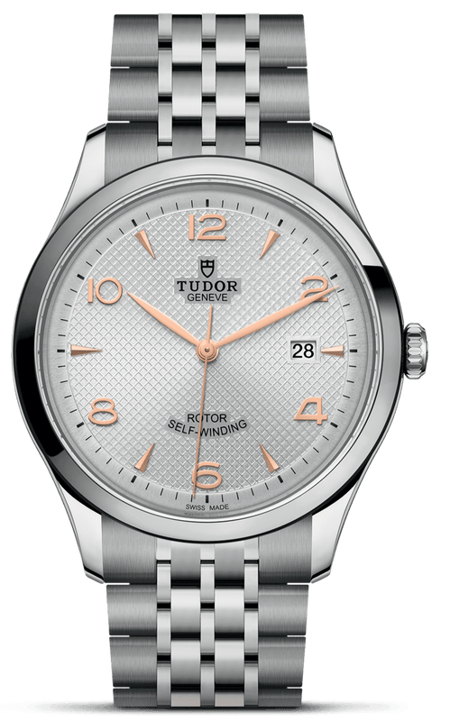 Tudor 1926 Automatic Silver Dial Silver Steel Strap Watch for Men - M91650-0001