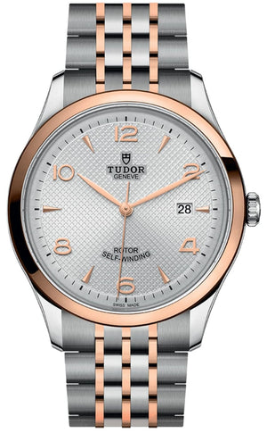 Tudor 1926 Automatic Silver Dial Two Tone Steel Strap Watch for Men - M91651-0001