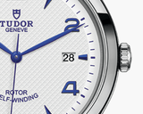 Tudor 1926 Automatic White Dial Silver Steel Strap Watch for Men - M91650-0005