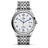 Tudor 1926 Automatic White Dial Silver Steel Strap Watch for Men - M91650-0005
