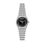 Tudor Royal Automatic Black Dial Silver Steel Strap Watch for Men - M28600-0003