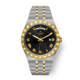 Tudor Royal Automatic Black Dial Two Tone Steel Strap Watch for Men - M28603-0003