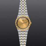 Tudor Royal Automatic Diamonds Gold Dial Two Tone Steel Strap Watch for Men - M28603-0006