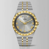 Tudor Royal Automatic Silver Dial Two Tone Steel Strap Watch for Men - M28603-0001
