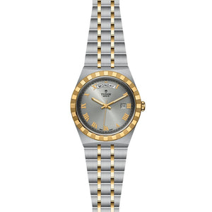 Tudor Royal Automatic Silver Dial Two Tone Steel Strap Watch for Men - M28603-0001