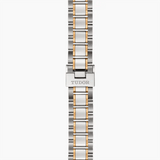 Tudor Style Automatic Diamonds Black Dial Two Tone Steel Strap Watch for Men - M12713-00011