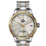 Tudor Style Automatic Silver Dial Two Tone Steel Strap Watch for Men - M12713-0003