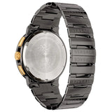 Versace Greca Dome Chronograph Black Dial Grey Steel Strap Watch for Men - VE6K00623