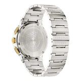 Versace Greca Quartz Blue Dial Silver Steel Strap Watch For Men - VEZ900221