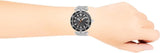 Versace Greca Sport Quartz Black Dial Silver Steel Strap Watch For Men - VEZ300321