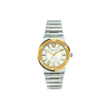 Versace Hellenyium Green Dial Two Tone Steel Strap Watch for Women - VEVH00620