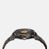 Versace Palazzo Empire Quartz Black Dial Black Steel Strap Watch For Men - VEDB00518
