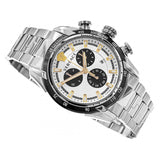 Versace V-Ray Chronograph Silver Dial Silver Steel Strap Watch For Men - VE2I00321